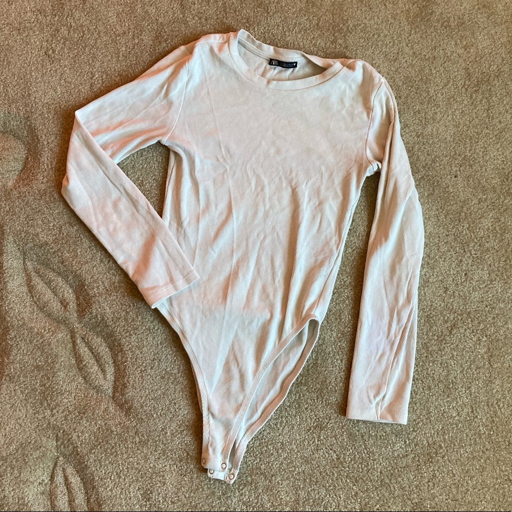 Zara White Bodysuit